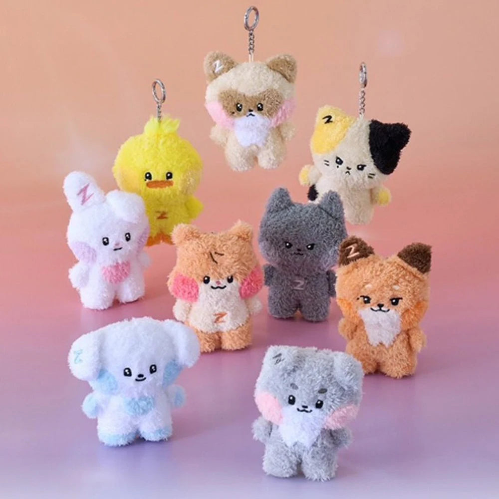 12cm Kpop ZB1 Zeroni Plush Doll Keychain, Cute Cartoon Bag Accessory Gift