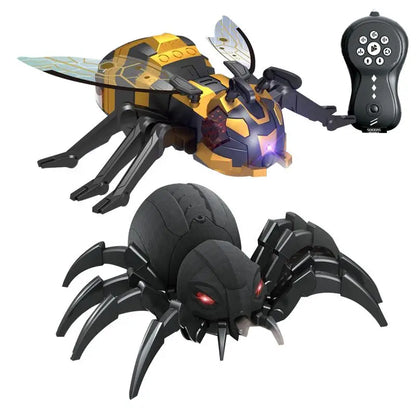 RC Crawling Animal Radio Control Spider Bee Toy with Lights – Full Function