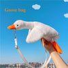 Fur Chicken Plush Bag – Ugly Hen Handbag with Funny Kawaii Chicken Pendant Keychain for Women