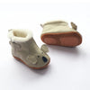 Winter Warm Wool Baby Girls Boots Genuine Leather Cartoon Koala Sheep Baby Boys Shoes Cow Leather First Walkers Snow Boots