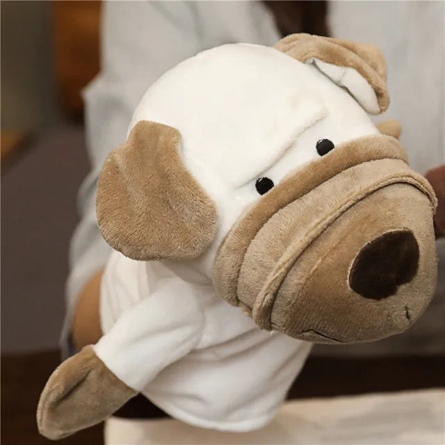 Soft Plush Horse Hand and Finger Puppet, Cartoon Toy for Kids Party Decoration