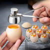 Stainless Steel Egg Topper Cutter Scissors - Boiled and Raw Egg Opener