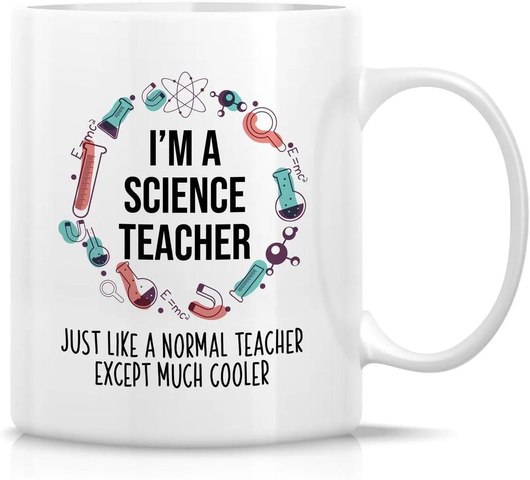Funny "This Is What an Awesome Biology Teacher Looks Like" 11 oz (320 ml) Ceramic Coffee Mug — Inspirational Teacher Gift