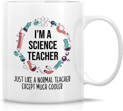 Funny "This Is What an Awesome Biology Teacher Looks Like" 11 oz (320 ml) Ceramic Coffee Mug — Inspirational Teacher Gift