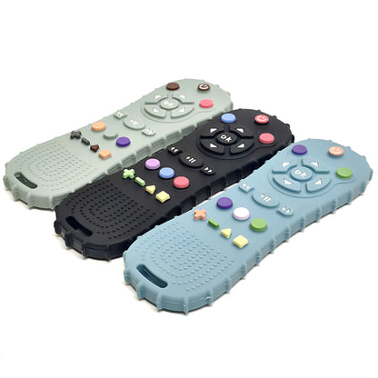 1/3pcs Baby Remote Control Teether - Silicone Anti-Eating Gloves, Pacifier Bracelet & Teething Stick | Biting Toy for Babies