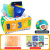 Montessori Baby Carrot Harvest Pull Toy for Toddlers - Motor Skills Training Tissue Box Game