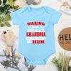 Summer Toddler Bodysuit – Funny Letter Print Baby Boy Outfit, Trendy & Comfy Cotton Infant Onesie