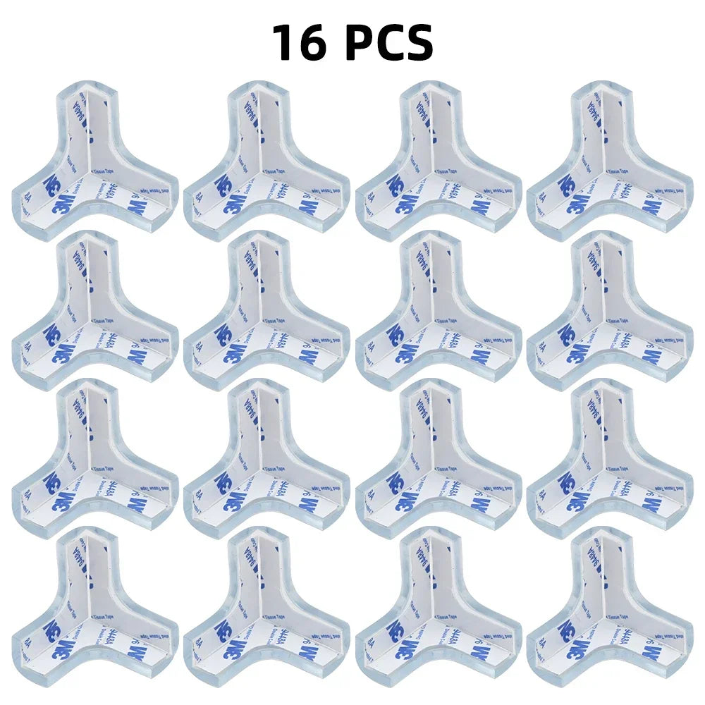 Baby Safety Silicone Table Corner Protector Furniture Edge Protection Cover Transparent Children Anti-Collision Edge Guards