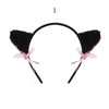 Plush Animal Ears Headband – Cartoon Dog Zebra Tiger Hairband, One Size for Kids & Adults, Cosplay Party Accessory