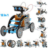 12-in-1 Solar Robot Science Kit - DIY Educational Building Toy, STEM Learning Tool for Kids