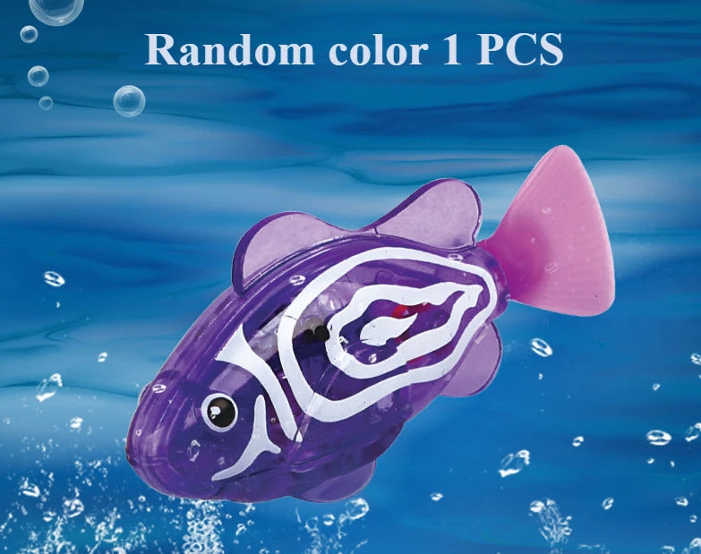Electronic Light-Up Swimming Water Fish Toy – Interactive Pet for Kids