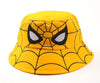 Kids Spider Cartoon Bucket Hat - Sun Fisherman Cap for Boys & Girls, Ages 2-7, One Size (52–53 cm / 20.5–20.9 in)