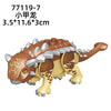 Jurassic World 3 Brutal Raptor Building Blocks – Tyrannosaurus, Indominus, and I-Rex Dinosaur Toy for Kids