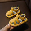 Baby Girls’ & Boys’ Sandals – Summer Infant Anti-Collision Toddler Shoes, Soft Bottom Genuine Leather Beach Sandals for Kids