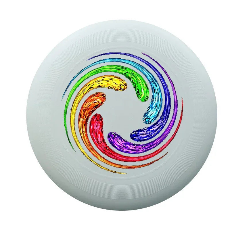Colorful Flying Disc Frisbee - Portable Outdoor Game & Sports Toy for Kids & Adults (200mm/7.9 in & 275mm/10.8 in)