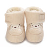 Winter Snow Baby Boots, Cute Bear Warm Booties for Kids, Soft Sole Infant Newborn Toddler Baby Girl Shoes