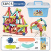 Magnetic Constructor Blocks Set – Magnet Stick and Rod Building Toys for Kids, Montessori Educational Toy for Boys and Girls
