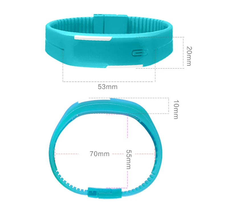 Sport Digital Children’s Watch with Silicone Strap LED Display for Kids Girls and Boys Wristwatch
