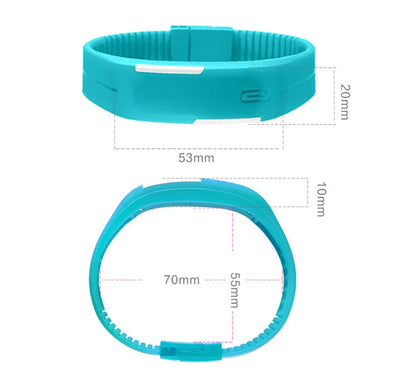 Sport Digital Children’s Watch with Silicone Strap LED Display for Kids Girls and Boys Wristwatch