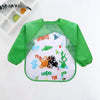 Waterproof Long-Sleeve Baby Bib – Cute Cartoon Apron with Pocket for Self-Feeding (0-3Y) - Kidzy Market