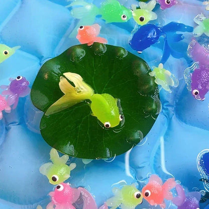 6Pcs Set Rubber Goldfish Bath Toys – Kawaii Water Play for Toddlers