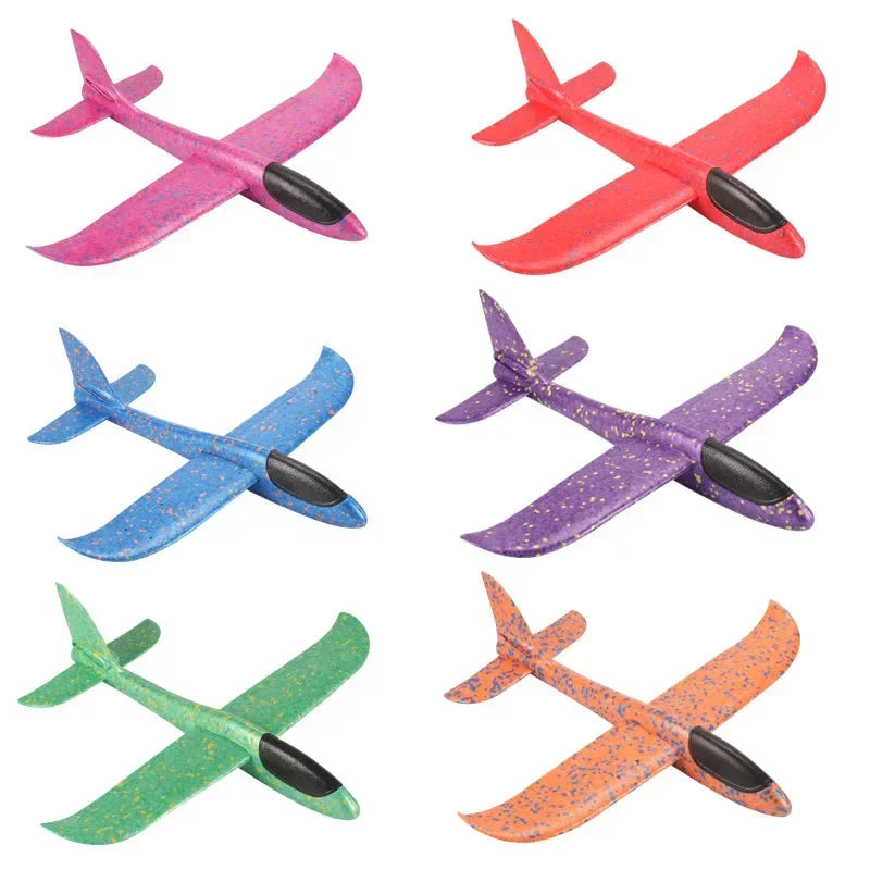 50cm (19.7 Inches) Big Foam Plane Glider Hand Throw Airplane with Light Inertial EPP