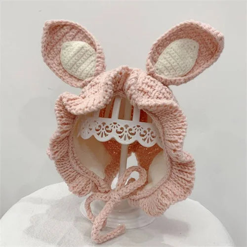 Baby Girl Winter Knitted Hat With Ear Protection – Soft Infant Cap for 3M–4 Years – view 7