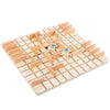 Wooden Chase & Intercept Two-Player Board Game Puzzle, Parent-Child Strategy Montessori Logic Toy