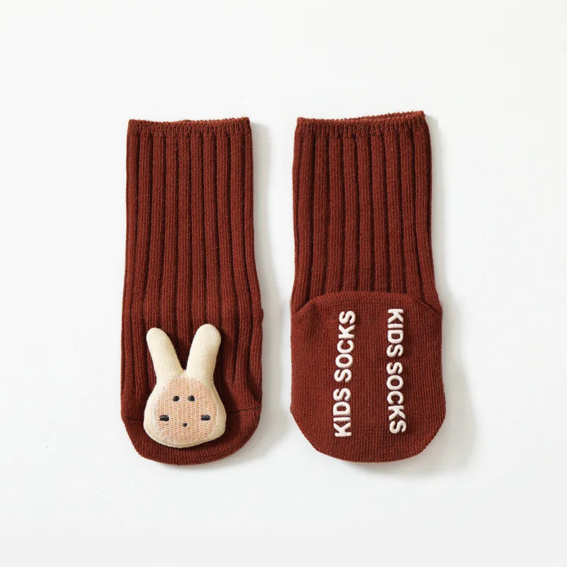 Newborn Baby Socks - Cute Animal Socks for Infants & Toddlers | Cotton Leg Warmers Knee-High Soft Long Socks for Girls & Boys
