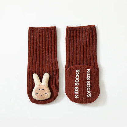 Newborn Baby Socks - Cute Animal Socks for Infants & Toddlers | Cotton Leg Warmers Knee-High Soft Long Socks for Girls & Boys
