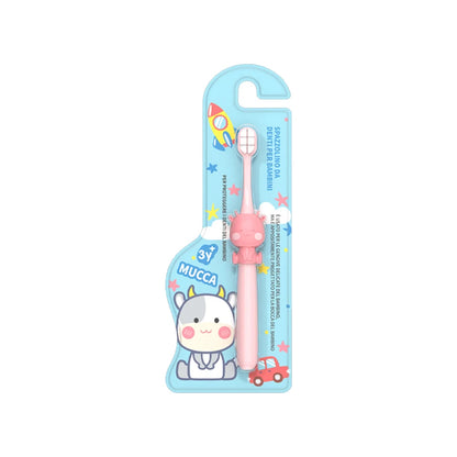 3-Color Children's Soft Bristle Toothbrush - For Kids Aged 3-12, Gently Removes Stains and Protects Gums