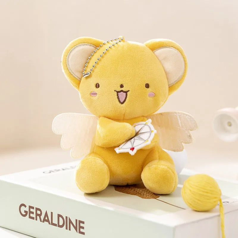 Cartoon Cardcaptor Sakura Kero Plush Doll Pendant, Soft Stuffed Keychain Toy for Kids