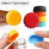 Reusable Silica Gel Bottle Caps - Sealed Beer, Vinegar, Soy Sauce, Soda, Cola, Wine Protective Stoppers