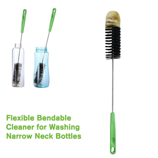 16 Inches Extra Long Handle Water Bottle Brush – Flexible Bendable Cleaner for Narrow Neck Bottles, Dropshipping
