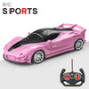 1/18 RC Car with LED Lights and 2.4G Remote Control High-Speed Drift