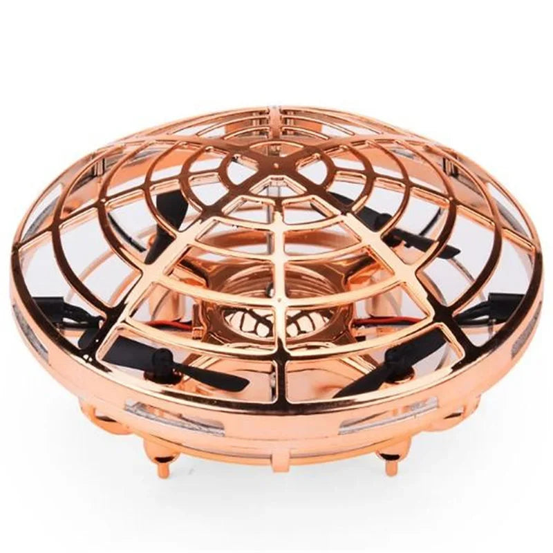 Mini Induction RC Quadcopter – Flying Helicopter Magic Hand UFO Ball Toy for Kids