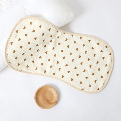 Newborn Baby Burp Towel | Six-Layer Gauze Waterproof Shoulder Pad Bib for Drool & Spitting Protection - Kidzy Market