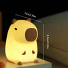 Cute Cartoon Capybara Night Light Battery Operated Dimmable Sleep Lamp for Kids Room Decor
