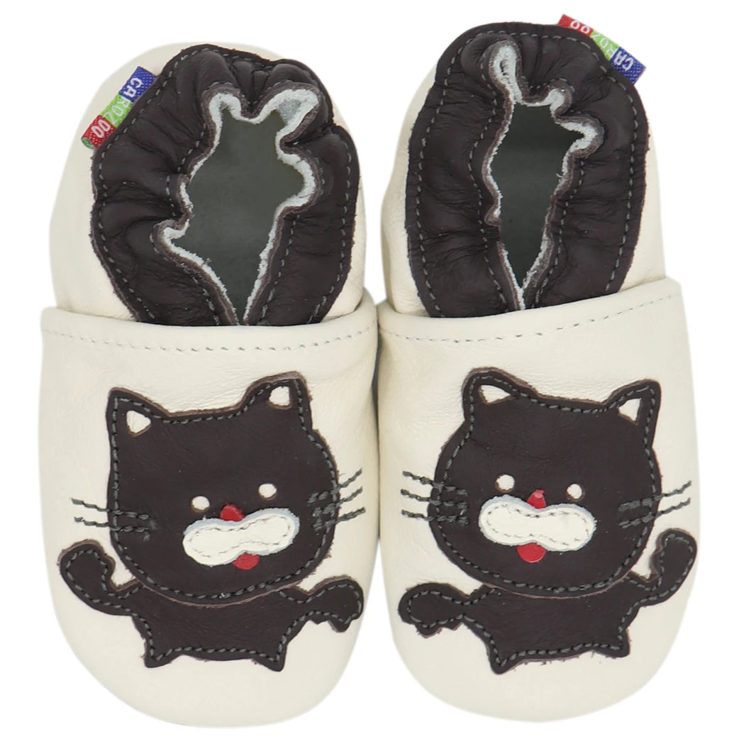 Soft Leather Baby Shoes – First Walkers for Boys & Girls, Skid-Proof Infant Slippers (0-6M to 7-8Y)
