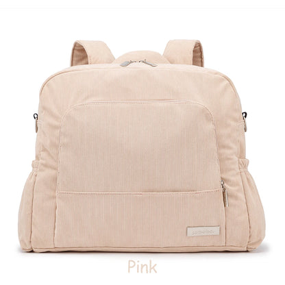 Soboba Corduroy Diaper Backpack – Large Capacity & Multi-Functional for Moms - Kidzy Market