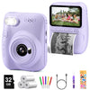 Instant Print Kids Camera with 3.0-Inch Screen, 32MP 1080P HD Digital Camera, Includes 3 Rolls of Printer Paper