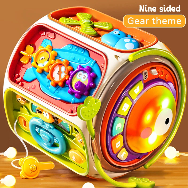 Baby Cell Phone Toy Children’s Musical Mobile Speaker with Sound and Light Educational Development Toy for 12-Month-Old Kids Gift