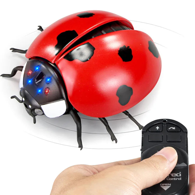RC Insect Toy Kit – Remote Control Spider, Cockroach, and Ladybird Electric Prank for Kids and Adults