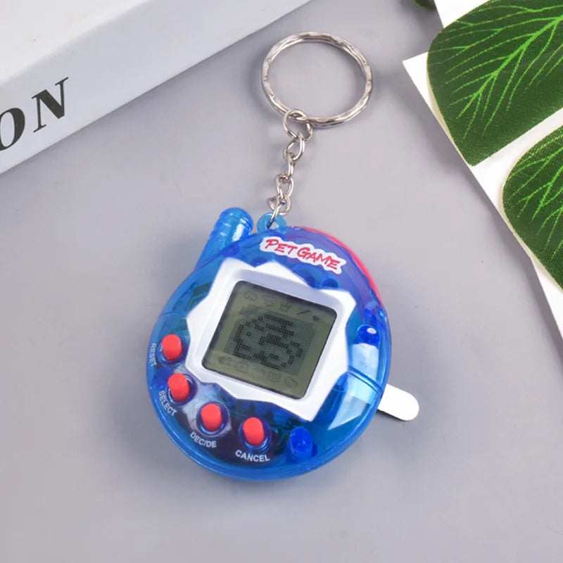 Transparent Electronic Pet Toy, 168 Pets in One Virtual Cyber Digital Toy, Nostalgic Pixel Play for Kids