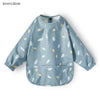 Waterproof Long-Sleeve Baby Bib with Pocket – Full-Cover Feeding Apron for Mess-Free Mealtime - Kidzy Market