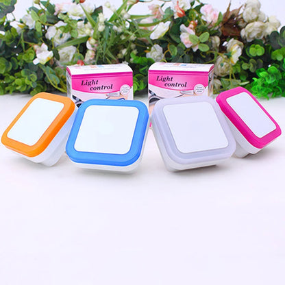 Wireless LED Night Light Sensor Mini EU/US Plug for Kids Room Bedroom Living Room Decoration