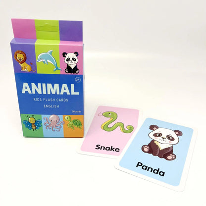 Montessori Alphabet Flashcards for Kids – 36 Cards, 8 Themes, Educational Learning Toy for Reading and Writing (Ages 3-14)