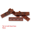 50PCS MOC Tile 1x4 1x3 – Wood Grain & Danger Stripes Pattern, DIY Building Blocks Compatible with 2431 and 63864