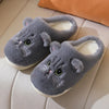 Cute Cat Plush Slippers – Fluffy Slip-On Indoor Platform Slides for Women & Men, Warm Fuzzy Home Slippers