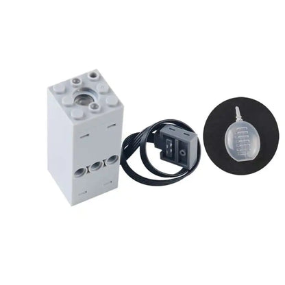 DIY Technical Motor Sprayer – Electric Exhaust Motor for Train and Car Building Blocks